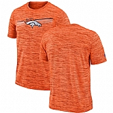 Denver Broncos Nike Sideline Velocity Performance T-Shirt Heathered Orange,baseball caps,new era cap wholesale,wholesale hats